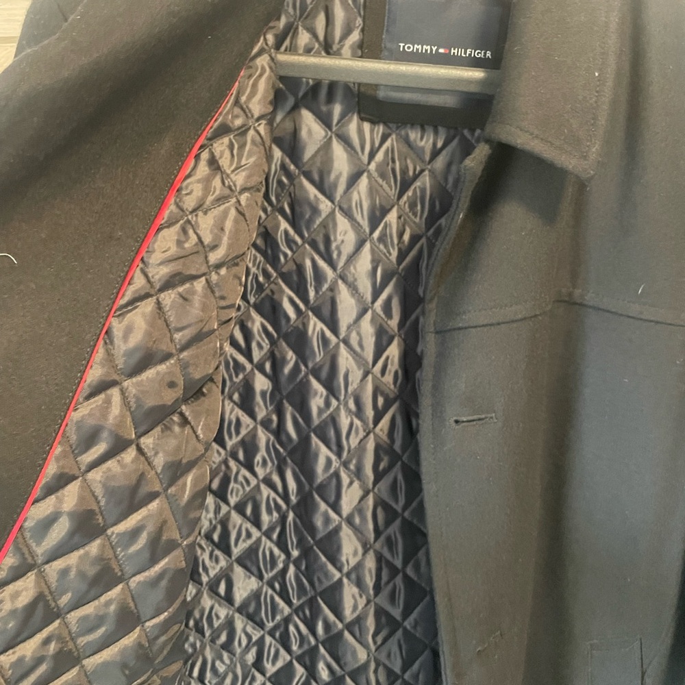 Tommy Hilfiger three button wool topcoat